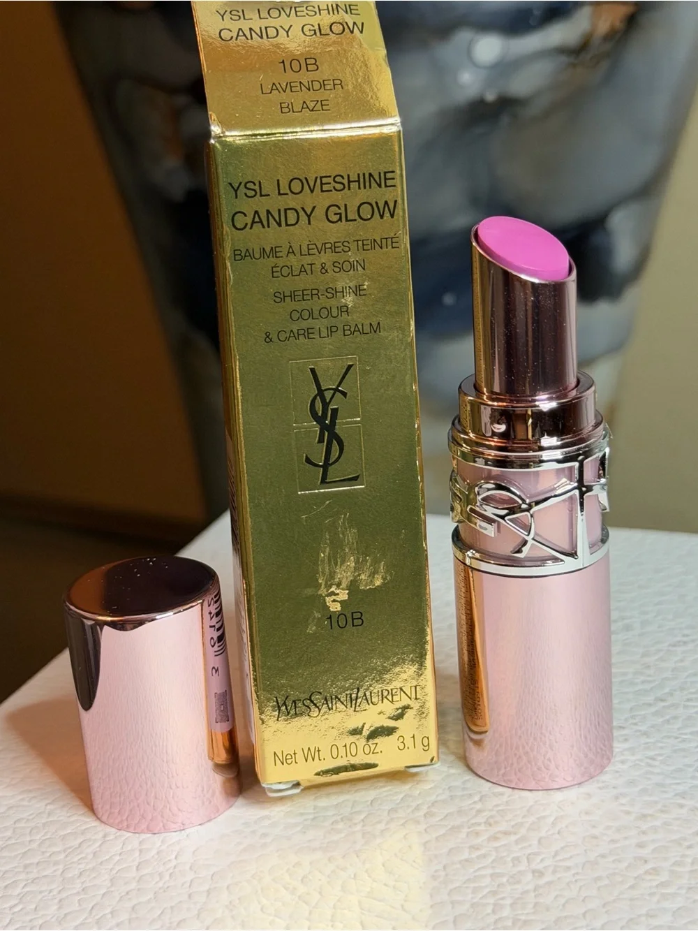 Yves Saint Laurent Loveshine Candy Glow Sheer Lip Balm - Lavender Pink
